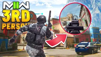 3RD PERSON MODE GAMEPLAY IN MODERN WARFARE 2! (MW2 3rd Person Mode)