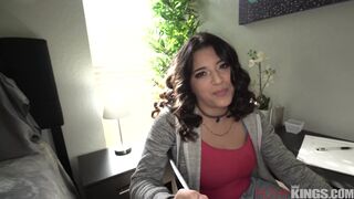 Big Tit Latina Step-Sister Stops Studying to Fuck Big Dick Step-Bro - Gabriela Lopez -
