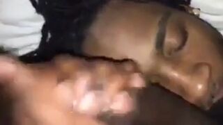 Black Amateur Takes Big Cock, Gets Facial