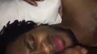 Black Amateur Takes Big Cock, Gets Facial