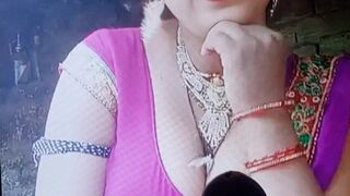 Indian desi cum tribute