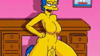 Marge Simpson cheating mom