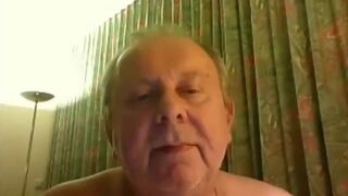 Grandpa Strokes on Webcam