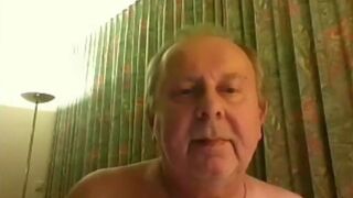 Grandpa Strokes on Webcam