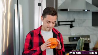 Horny Pumpkin Fucker Stepson Gets Lucky With Whitney Oc's Pussy - S22:E8