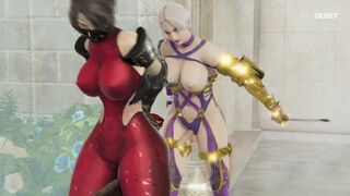 Futa Ivy Valentine Fucks Taki Soul Calibur BDSM Bondage 3D Hentai