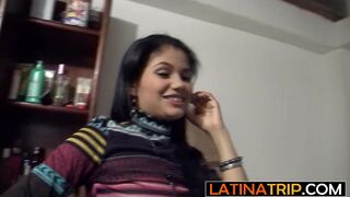 Latina teens dream came true on big dick