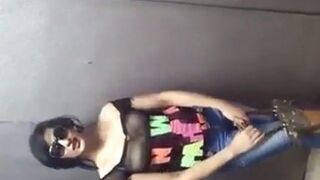 Egyptian Crossdresser Dances in Amateur Video