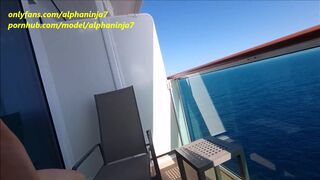 Cruise Ship Balcony Fuck & Facial After Pickup