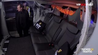 Sexy Police Woman Fucks With Taxi Driver On Halloween Night - VIP SEX VAULT