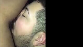 Chubby Latino Sucks Big Black Cock