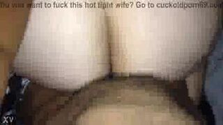 Cuckold watching and recording his wife making sex with BBC