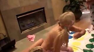 Naked lesbo teens masturbate and peep