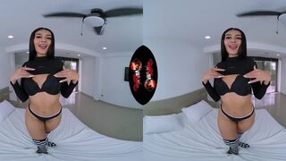 Pretty Latina 1st Porn Scene - VR