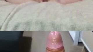 Perfect blonde babe make big cock cum on sex chat