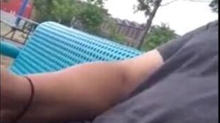 Public Masturbation Caught on Tape