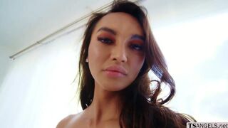 Asian Tbabe Andrea Zhay fucked by Porn Stud Ramon