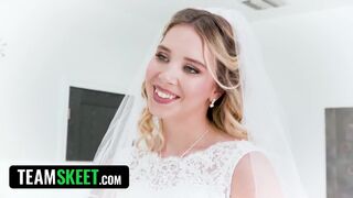 Virgin Bride Cheats On Her Groom and Gets Her Big Ass Fucked For The First Time