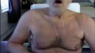 Old Gay Truck Driver Masturbates on Webcam