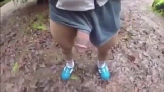 Outdoor Masturbation: Runner Guy Cums in the Park