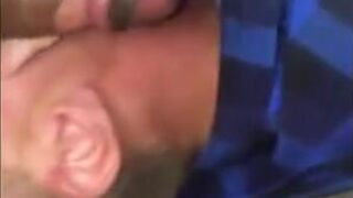 Sucking a Big Black Cock - Amateur Blowjob until he Cums