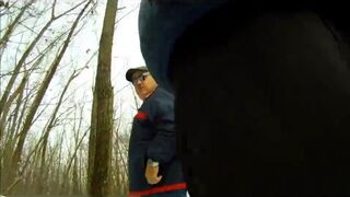 Mature Gay Daddy Blowjob Outside