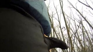 Mature Gay Daddy Blowjob Outside