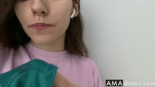 Tasting Cream from Panties - Solo BDSM Webcam Show