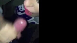 Teen Amateur Blowjob and Cum Swallowing