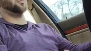 Big-Cock Hunks Play in the Car