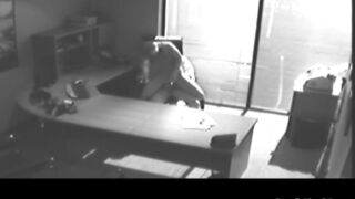 Dirty office whore fucked by the boss man