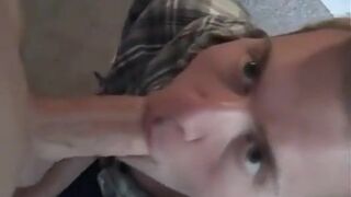 Big Cock Blowjob Leads to a Mouthful of Cum for Twink