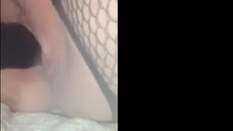 Black Dildo Pleasures Norwegian BBW Amatør