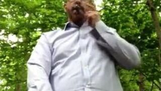 Forest Masturbation: Daddy's Outdoor Adventure