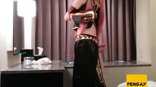 Asian Crossdresser Cums Cosplaying