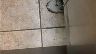 Amateur Cock Play in the Stall