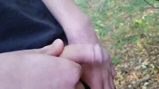 Pissing Outdoors with my Big Dirty Dick