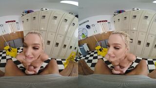 She Wants to Get Fucked in Locker Room - Virtual Real Porn