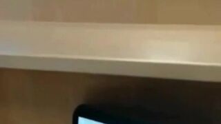 Blonde Couple's Public Library Webcam Fuck