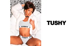 Tushy - Stunning Ebony Model Lacey London Is Enjoying Intensive Anal Fuck
