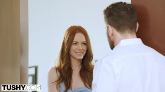 Tushy - Sensual anal fuck in the doggy style with a redhead Ella Hughes