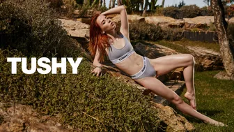Tushy - Beautiful anal in the doggy style with a pretty skinny Lottie Magne