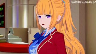 Fucking Kei Karuizawa from Classroom of the Elite After School Until Creampie - Anime Hentai 3d