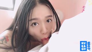 Lustful Asian Babe Takes Strangers Home For Sex