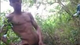 Black Daddies Bareback in the Woods