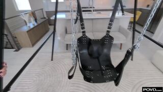 Sex Swing Session - Myra's New Toy Turns Her Into The Ultimate Fuck Doll