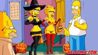 Halloween night with sex - The Simptoons