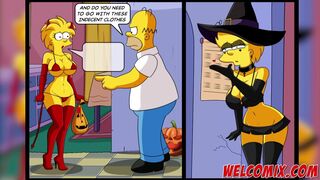 Halloween night with sex - The Simptoons