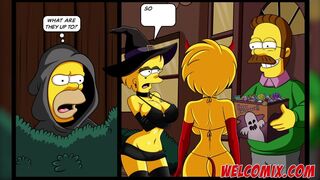 Halloween night with sex - The Simptoons