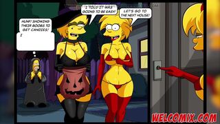 Halloween night with sex - The Simptoons